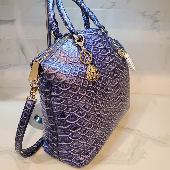 Brahmin Large Duxbury & Ady Wallet Denim Cruz NWT - Picture 10 of 16